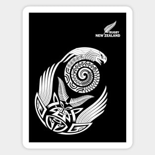 All Blacks Rugby New Zealand Maori Tattoo Bird Magnet